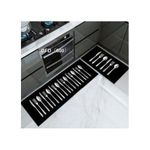 High quality HEAVY grip Rubber underside floor 2pcs set 3D kitchen mat NON SLIP