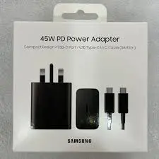 Samsung 45W Fast Charger Complete Set – Adapter & USB-C Cable