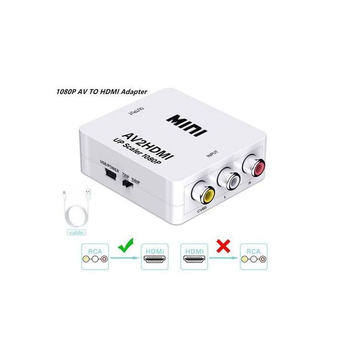 Av2hdmi RCA Av To HDMI Converter