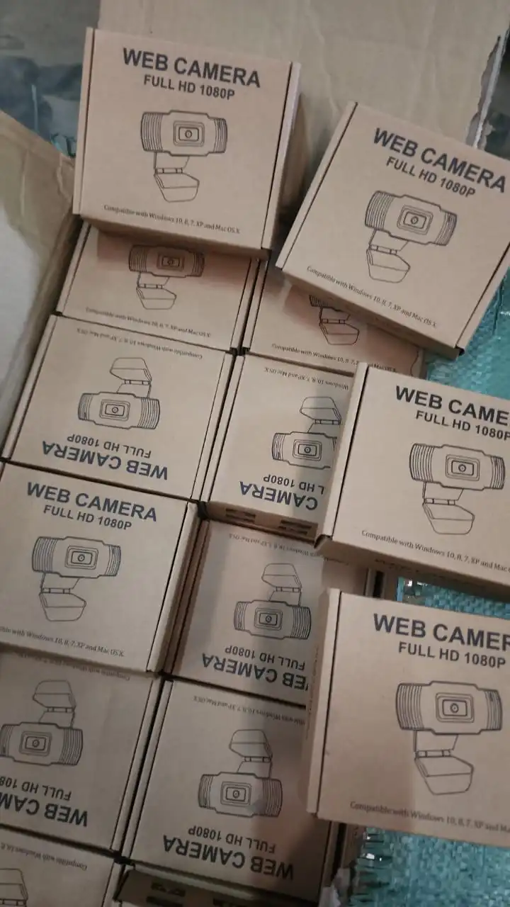 Full HD 1080p USB Web Camera with Autofocus | Dual Noise Reduction Microphones | 80° Wide Angle Lens | Privacy Cover | Plug & Play Webcam for Desktop & Laptop | Zoom, Teams, Skype Video Calls