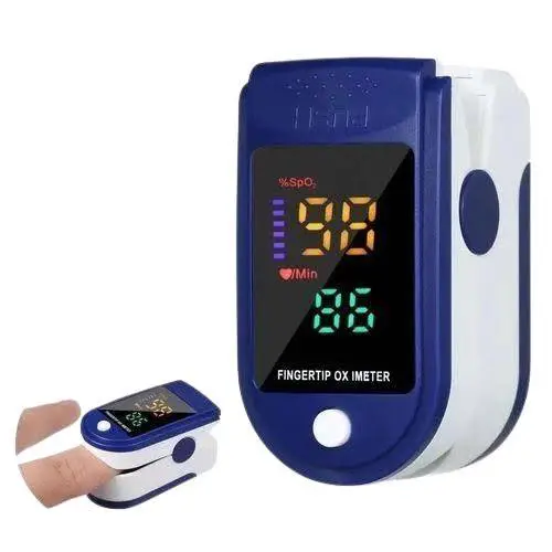 Heart Rate Finger Clip Pulse Oximeter non-invasive tool used to estimate the amount of oxygen in your blood and measure your heart rate