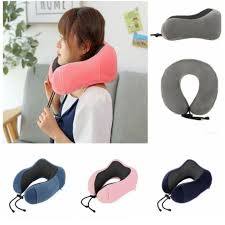 Travel Pillow Memory Foam Neck Pillow U Type Comfortable Portable Pillow