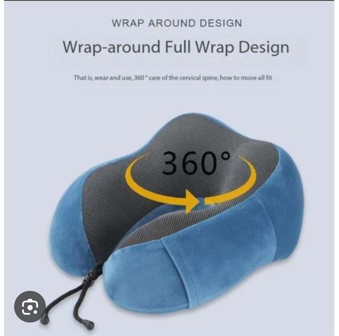 Travel Pillow Memory Foam Neck Pillow U Type Comfortable Portable Pillow