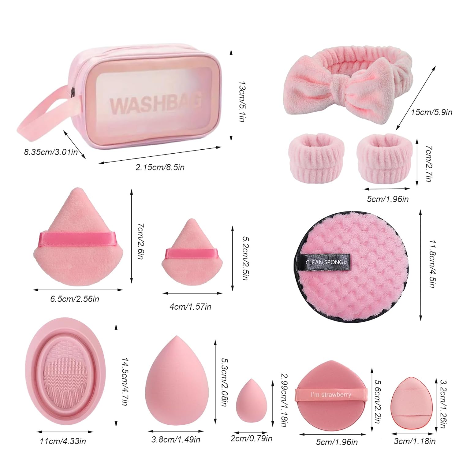 40Pcs professional Makeup Kit Makeup Brush Set Eye Shadow Mixing Brush Beauty sponge makeup brush Female Cosmetics Beauty Tools