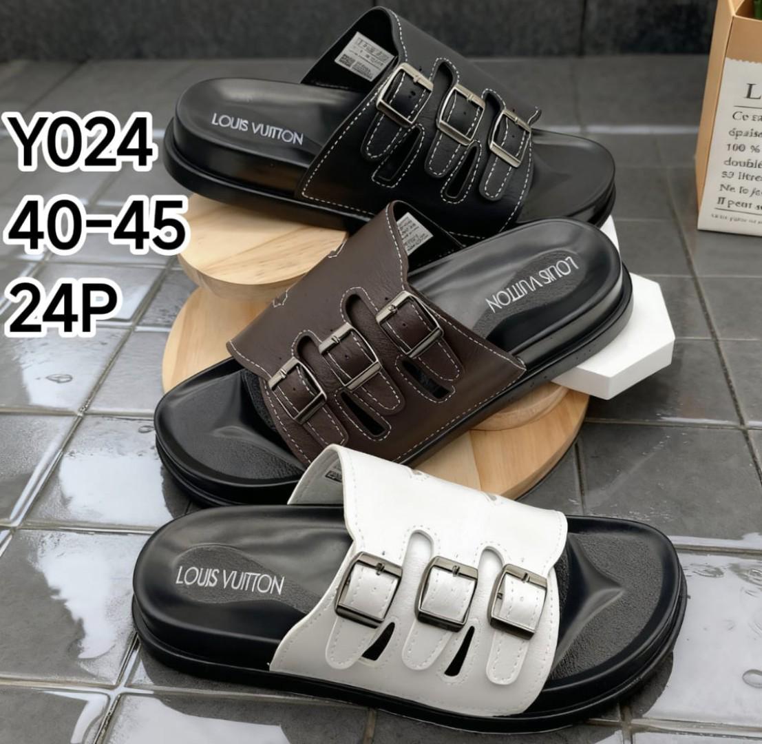 ⚡new arrivals LV(Louis Vuitton) leather comfortable buckle sandals