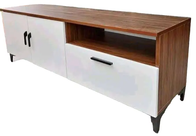 Brandy 4ft (120cm) TV Stand | Laminated Chipboard Media Unit with Shelves | Durable Home Furniture Kenya