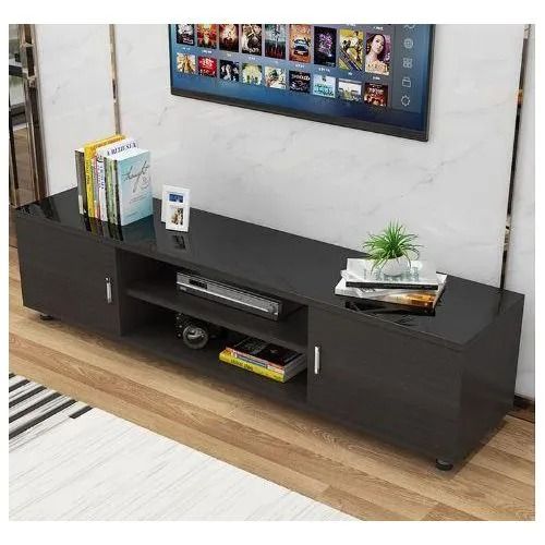 Stylish Modern Wooden TV Stand 4FT (120cm)  | MDF Media Unit with Shelves | Durable & Ready-Assembled Furniture for Home Kenya