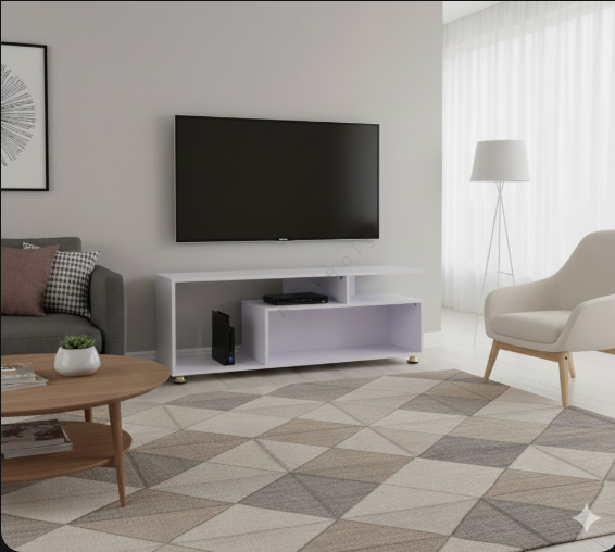 📺 Mexico Modern Wooden TV Stand For Up To 55" TV: Engineered for Style and Durability