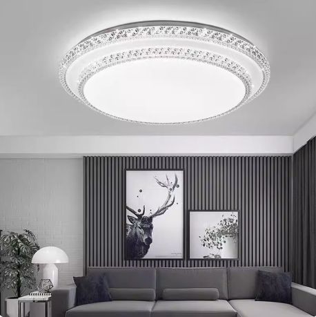 MODI LED Ceiling Light Modern Luxury Crystal Lamp for Living Room Bedroom Dining Room Corridor 3 Colors