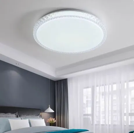 MODI LED Ceiling Light  3-Color CCT Switchable 3000K/4000K/6500K,  No Flicker PVC Flush Mount Lamp for Bedroom, Living Room, Dining Room