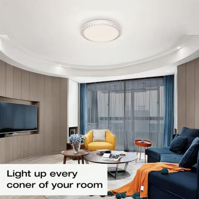 MODI Minimalist LED Ceiling Light Modern Round Lamp for Bedroom Dining Room Balcony Aisle Cloakroom 3 Colors