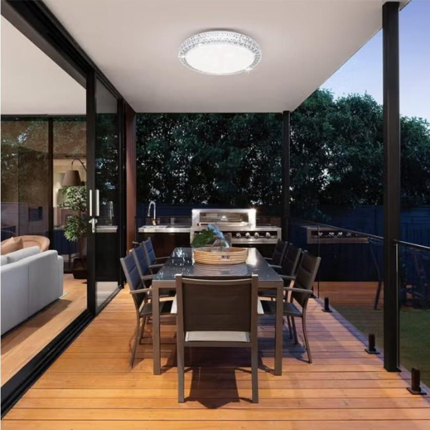 MODI Minimalist LED Ceiling Light Modern Round Lamp for Bedroom Dining Room Balcony Aisle Cloakroom 3 Colors