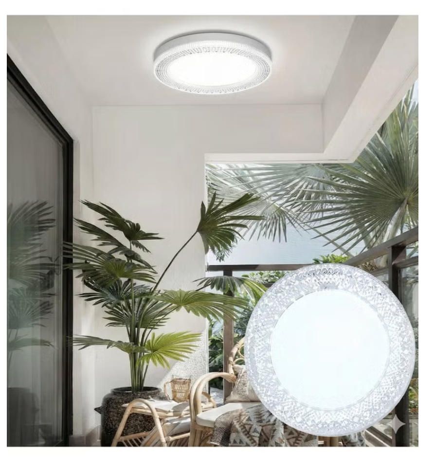 MODI Round Modern Led Ceiling Light Fixture,24W-36W LED Flush Mount Ceiling Lamp,Small Hallway Ceiling Light for Dining Room Bedroom Kitchen Bathroom Entryway