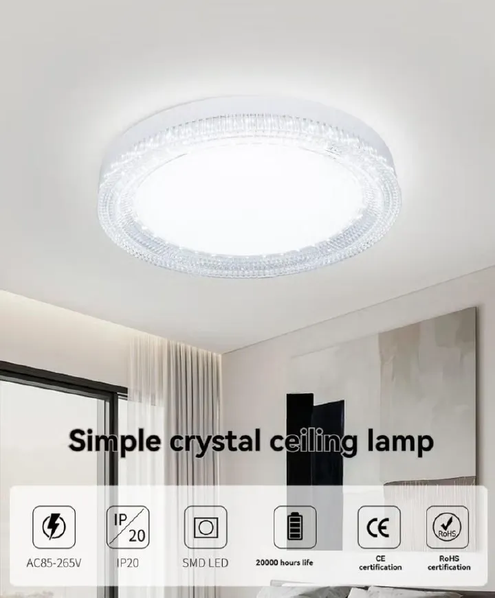 MODI Round Modern Led Ceiling Light Fixture,24W-36W LED Flush Mount Ceiling Lamp,Small Hallway Ceiling Light for Dining Room Bedroom Kitchen Bathroom Entryway