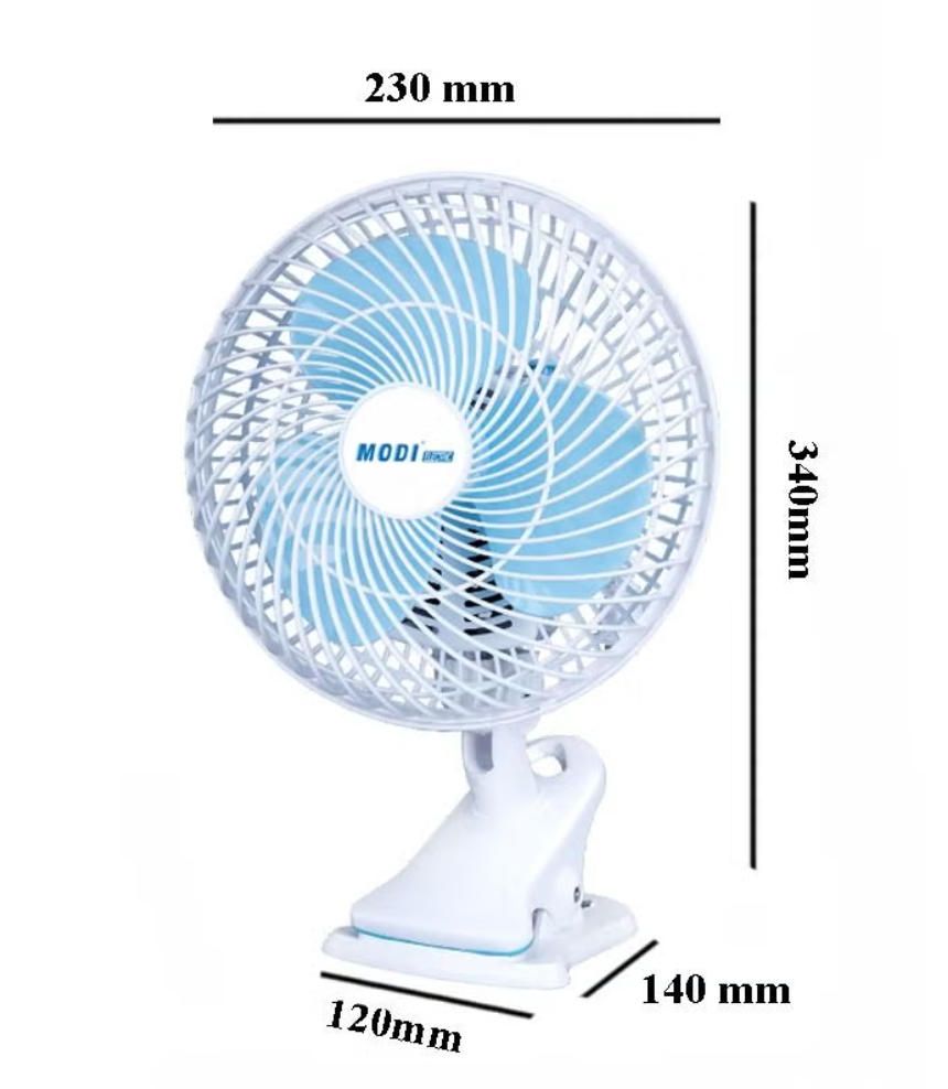 MODI 6 Inch Portable Mini Clip Fan, Super Powerful Quiet 180° Oscillating Desktop Fan for Home Office Bedroom