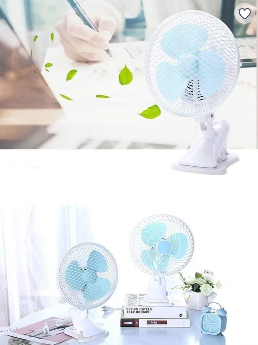 MODI 6 Inch Portable Mini Clip Fan, Super Powerful Quiet 180° Oscillating Desktop Fan for Home Office Bedroom