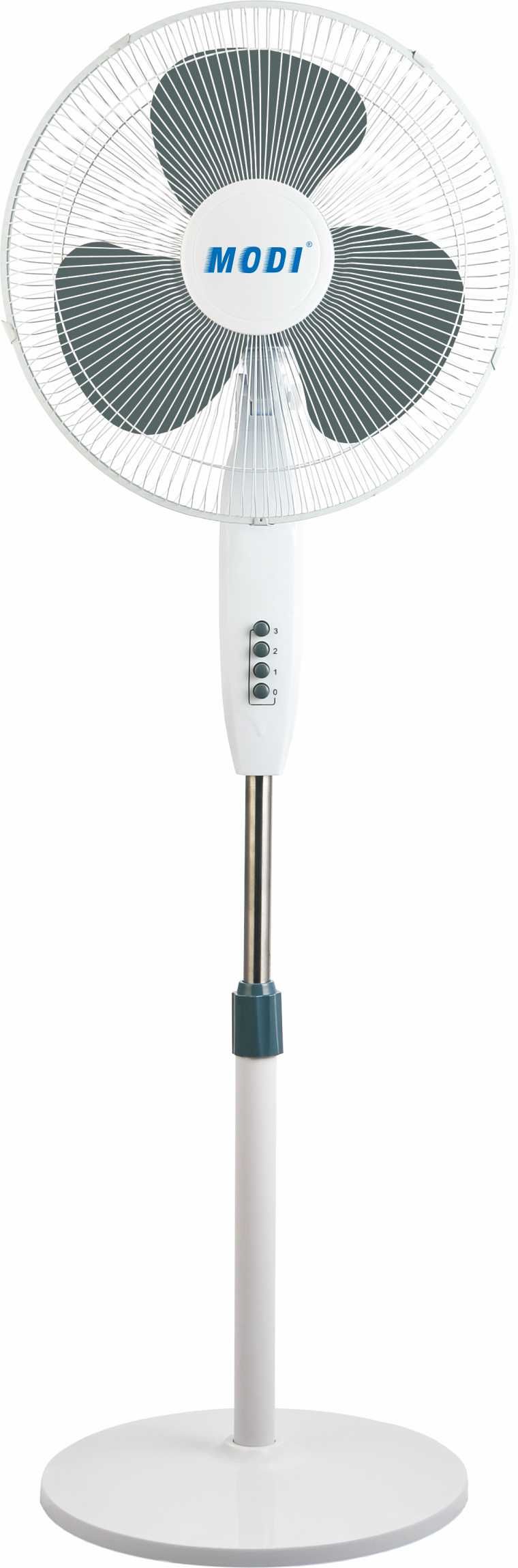 MODI Quiet Standing Pedestal Fan, Adjustable Speed Energy Saving Floor Fan for Home Bedroom Living Room