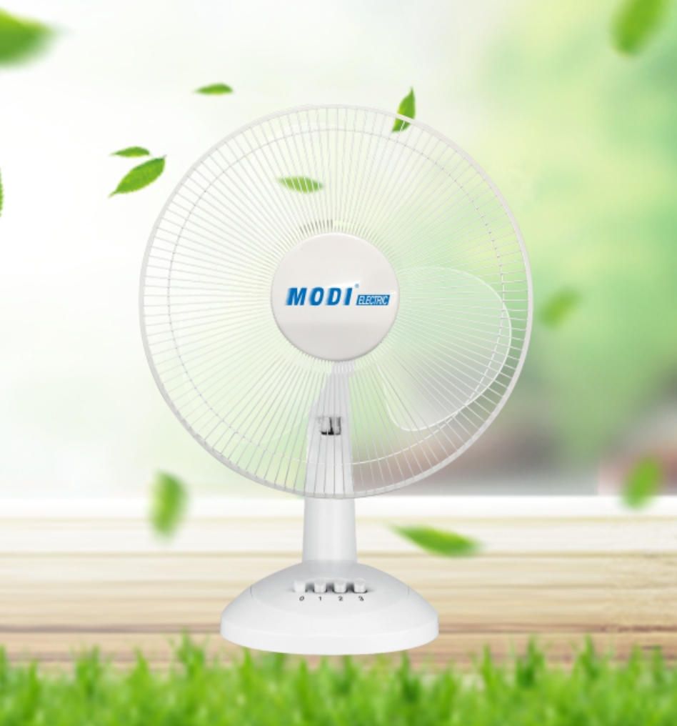 MODI 16 Inch Standing Fan, 3 Speed Quiet Oscillating Electric Floor Fan with Powerful Motor for Home Use