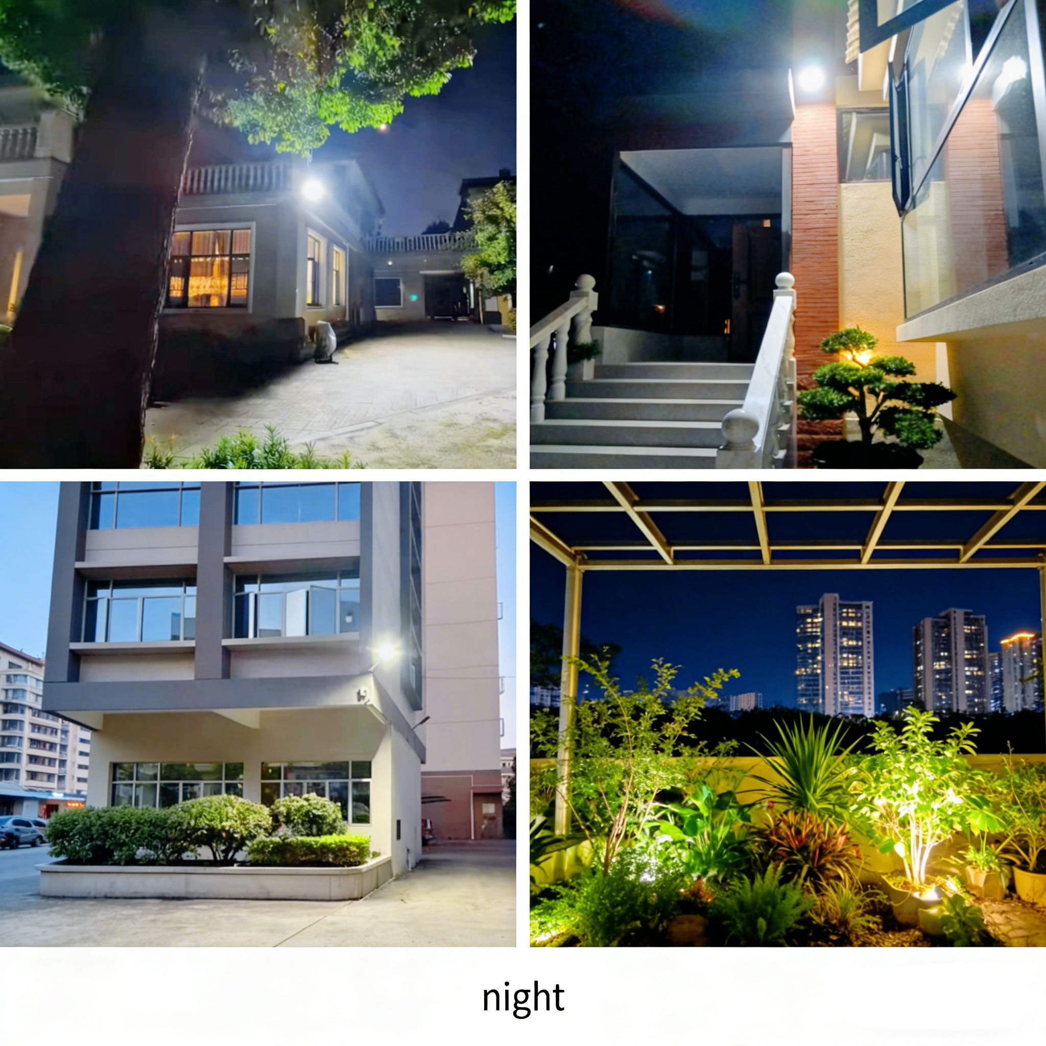 MODI New Solar Outdoor Lights, Solar Powered Light Wall Lamp，Super Bright High Power Waterproof LED Garden Street Lights for Yard, Home, Garage and Pathway