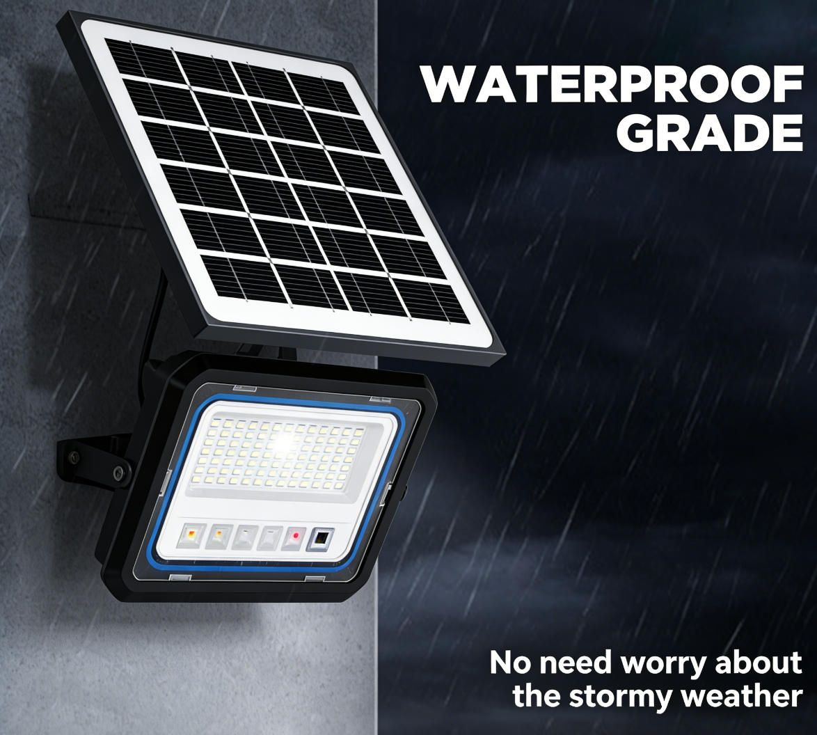 MODI New Solar Outdoor Lights, Solar Powered Light Wall Lamp，Super Bright High Power Waterproof LED Garden Street Lights for Yard, Home, Garage and Pathway