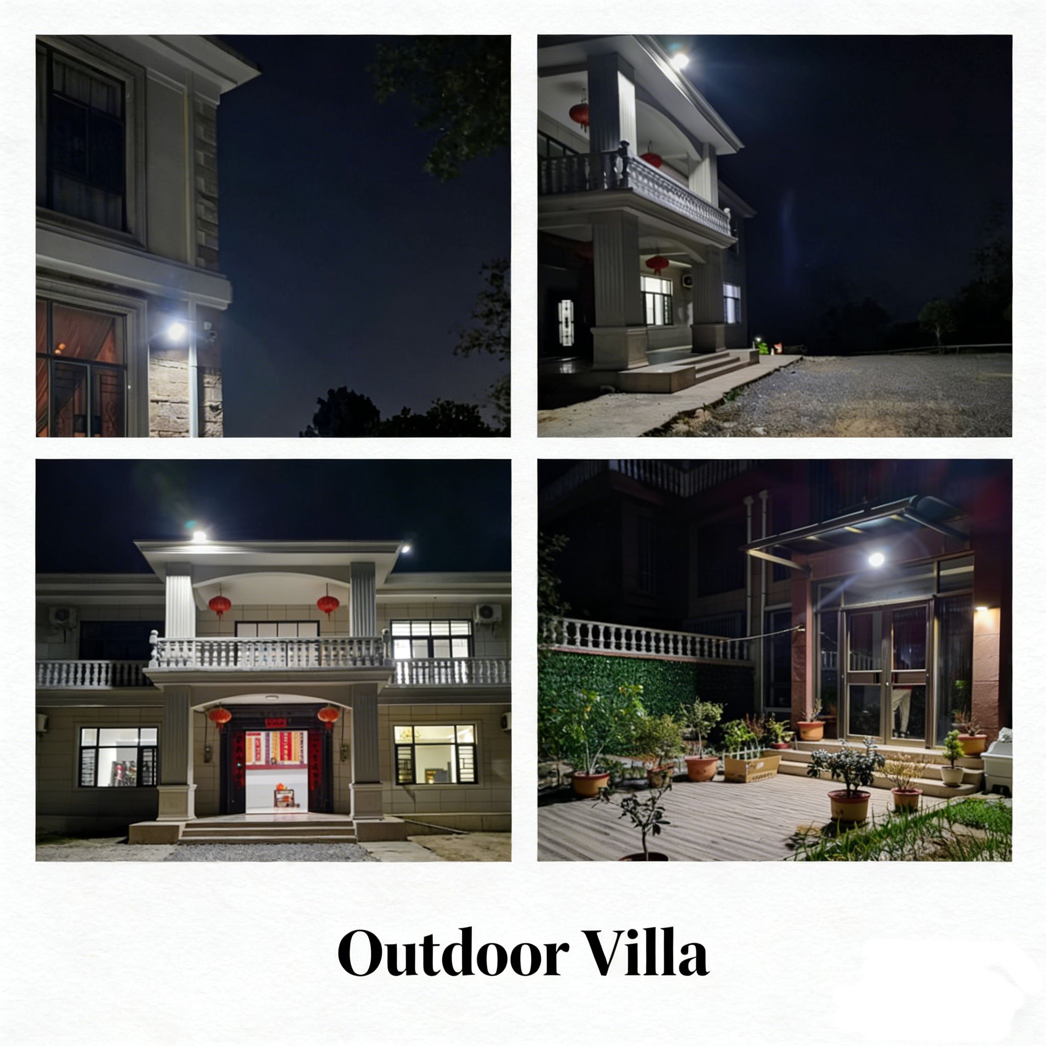 MODI Solar Flood Light, Waterproof Rechargeable Emergency Spotlight with Remote Control for Garden Outdoor Indoor Wall Street Landscape Lighting