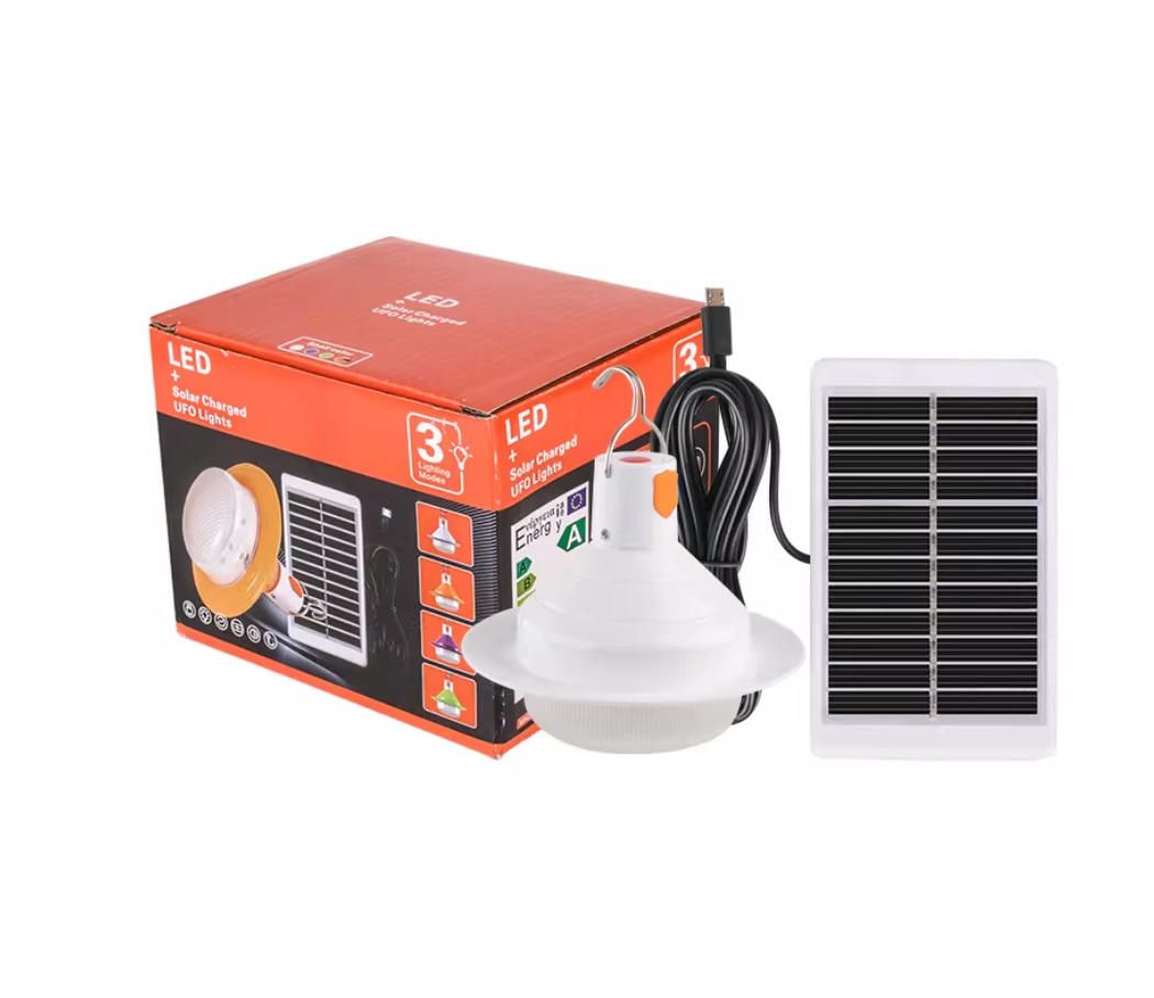 MODI Solar Light Bulb, LED Portable Outdoor Solar Powered Lamp LED Lighting for Camp Tent Night Fishing Emergency Lights Flash