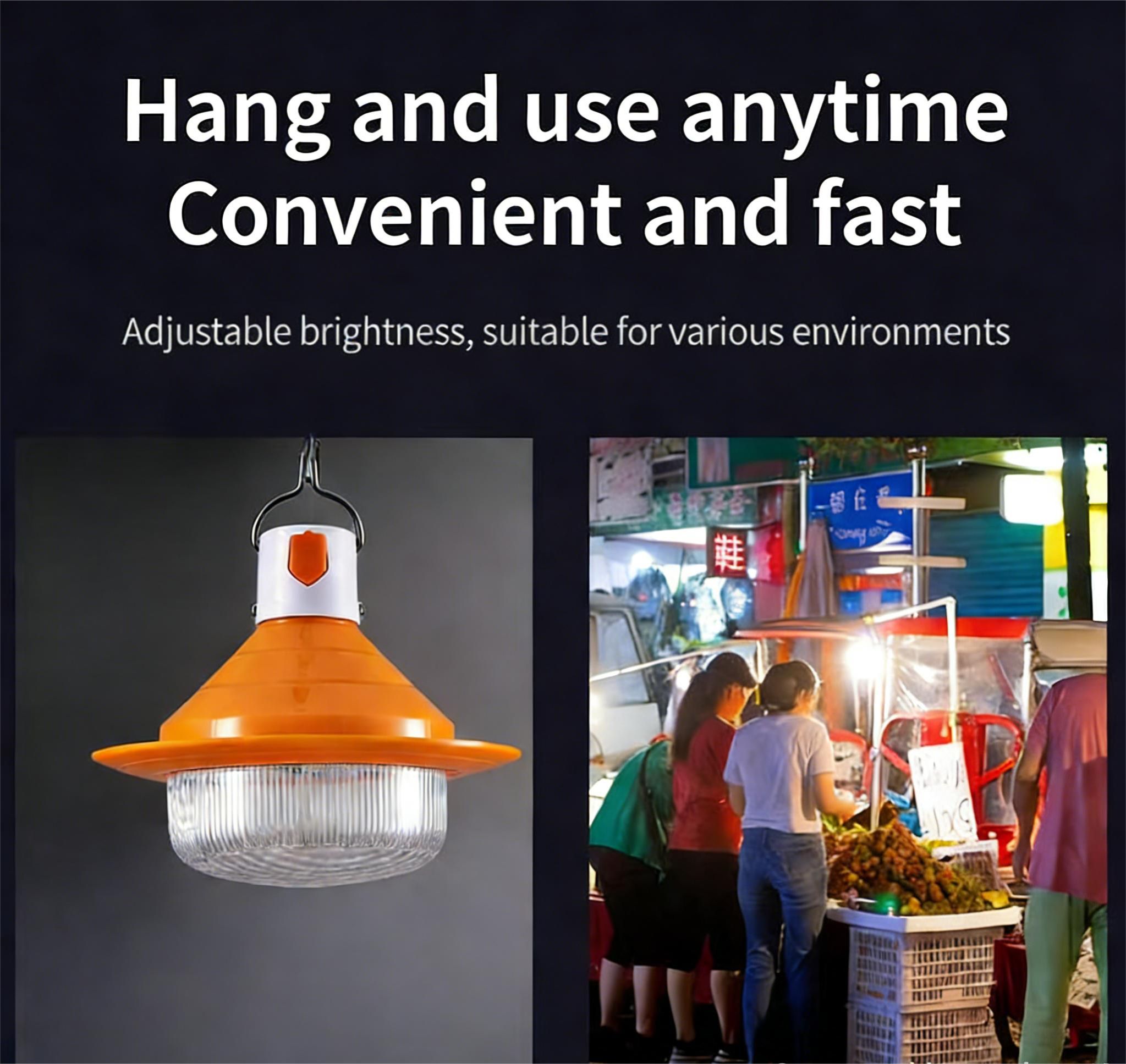 MODI Solar Light Bulb, LED Portable Outdoor Solar Powered Lamp LED Lighting for Camp Tent Night Fishing Emergency Lights Flash