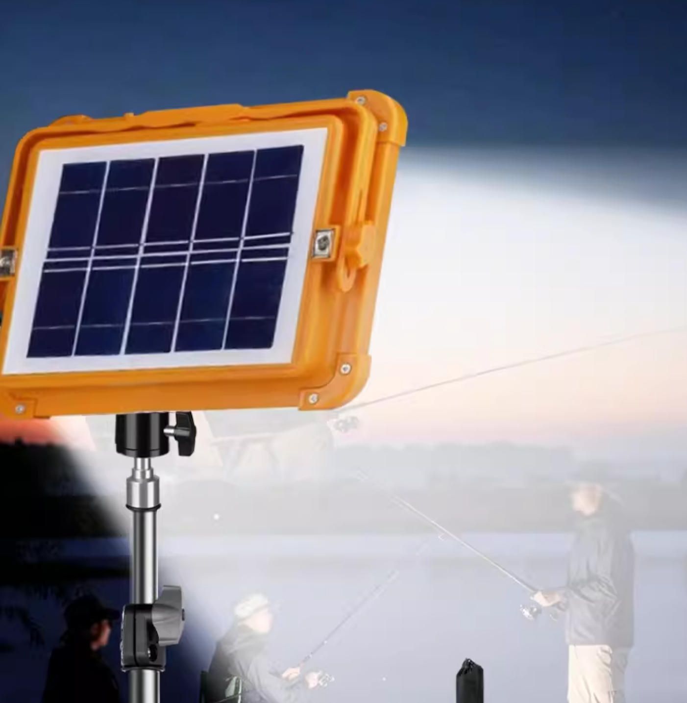 MODI Solar Flood Security Lights Simple Style Indoor Outdoor Garden Street Lamp Solar LED Portable Light Outdoor Emergency Camping Lamp