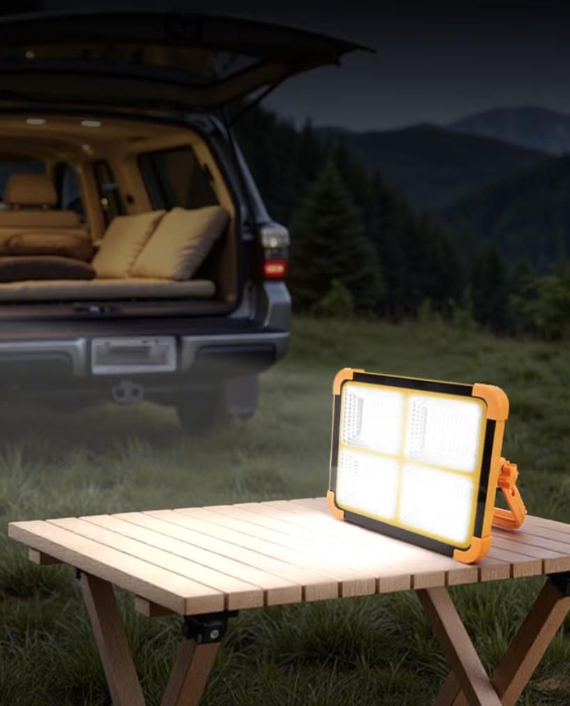 MODI Solar Flood Security Lights Simple Style Indoor Outdoor Garden Street Lamp Solar LED Portable Light Outdoor Emergency Camping Lamp