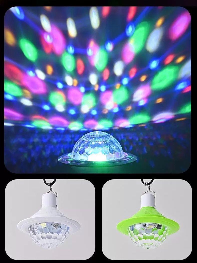 MODI Disco Ball Party Lights  DJ Stage Lighting for Indoor Room Outdoor Dance Floor Parties Birthday Rave Home Karaoke Halloween Christmas Wedding Show Bar Club Decorations