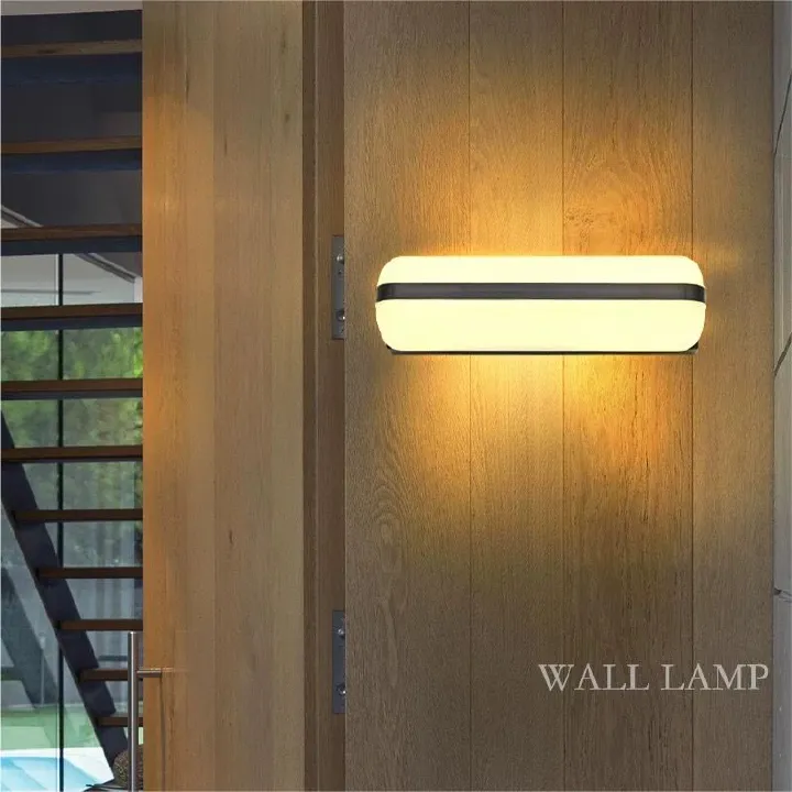 MODI LED Wall Light 24W, Waterproof Outdoor & Indoor Lamp, Oval High Brightness Lighting, Modern Security Wall Sconce for Home, Hallway, Bedroom