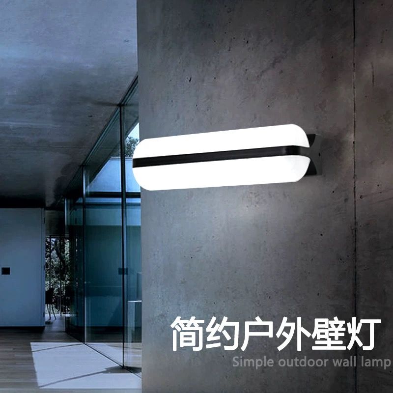 MODI Modern Minimalist LED Wall Light 24W, Waterproof Indoor/Outdoor Lighting, Acrylic Shade & Metal Body for Bedroom, Hallway, Balcony