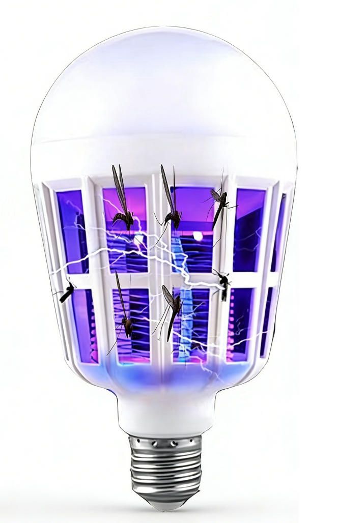 MODI E27 LED Mosquito Killer Bulb 2-in-1 Mosquito Zapper & Lighting Lamp Multi-Function for Home Bedroom