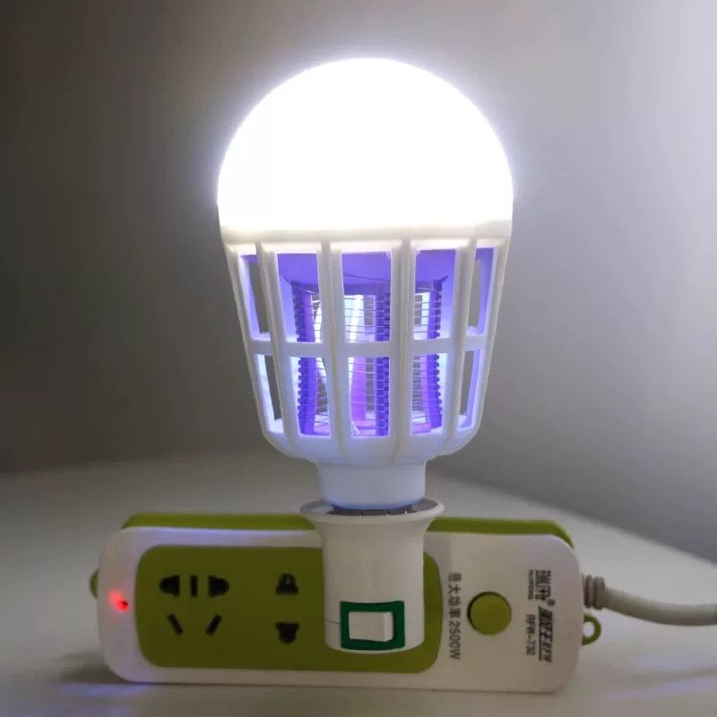 MODI E27 LED Mosquito Killer Bulb 2-in-1 Mosquito Zapper & Lighting Lamp Multi-Function for Home Bedroom