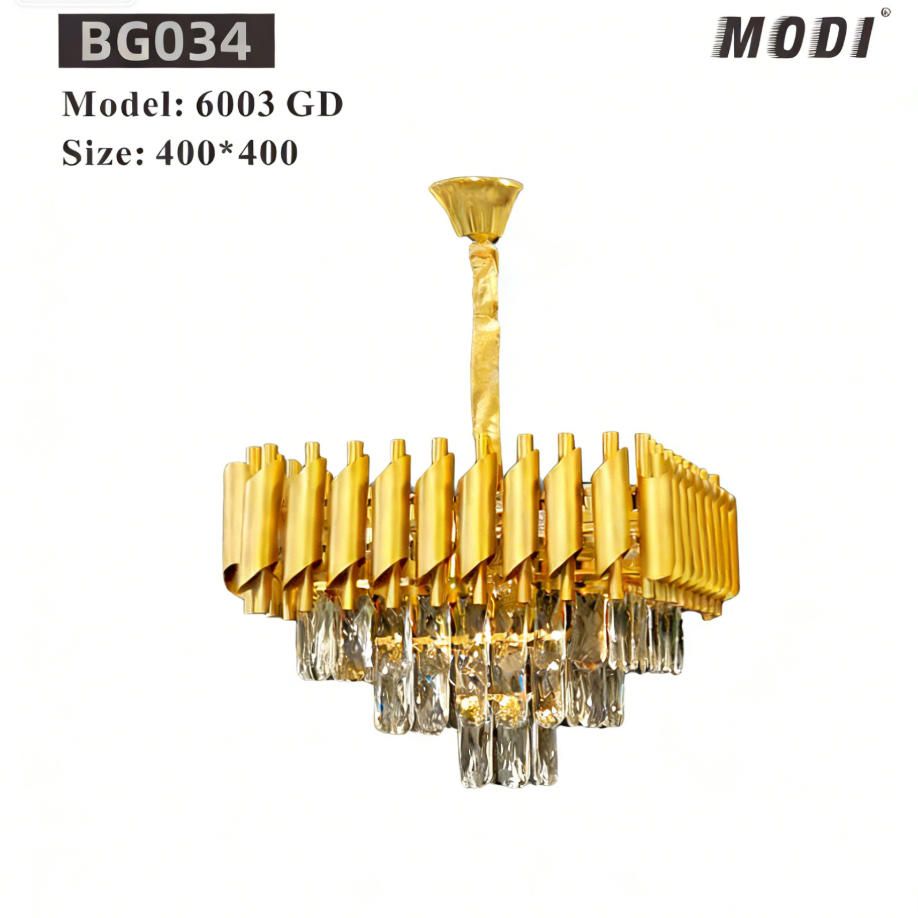 MODI High-End Light Luxury Crystal Ceiling Chandelier, Modern Art Decor Ceiling Light for Living Room, Dining Room & Bedroom, Full House Lighting Set