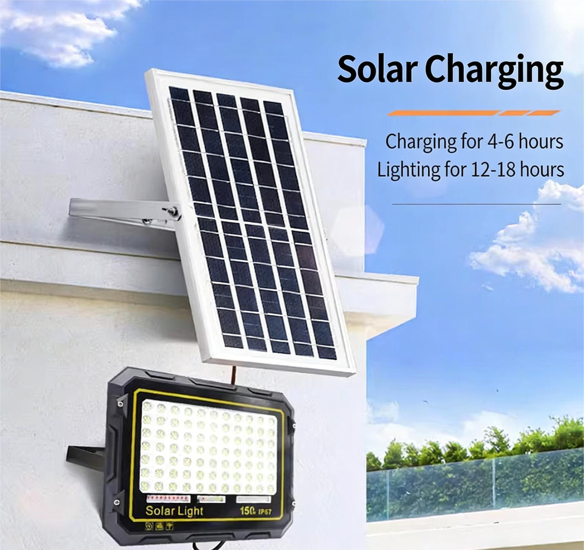 MODI Solar Flood Light, Outdoor Super Bright Waterproof Courtyard Light, Home Flood Light, Street Light, Motion Sensor Light, Emergency Light