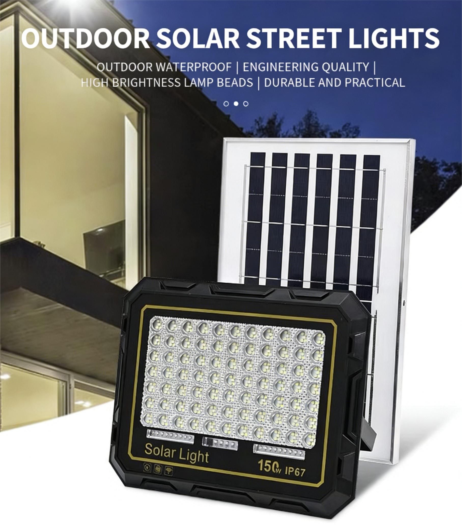 MODI Solar Flood Light, Outdoor Super Bright Waterproof Courtyard Light, Home Flood Light, Street Light, Motion Sensor Light, Emergency Light
