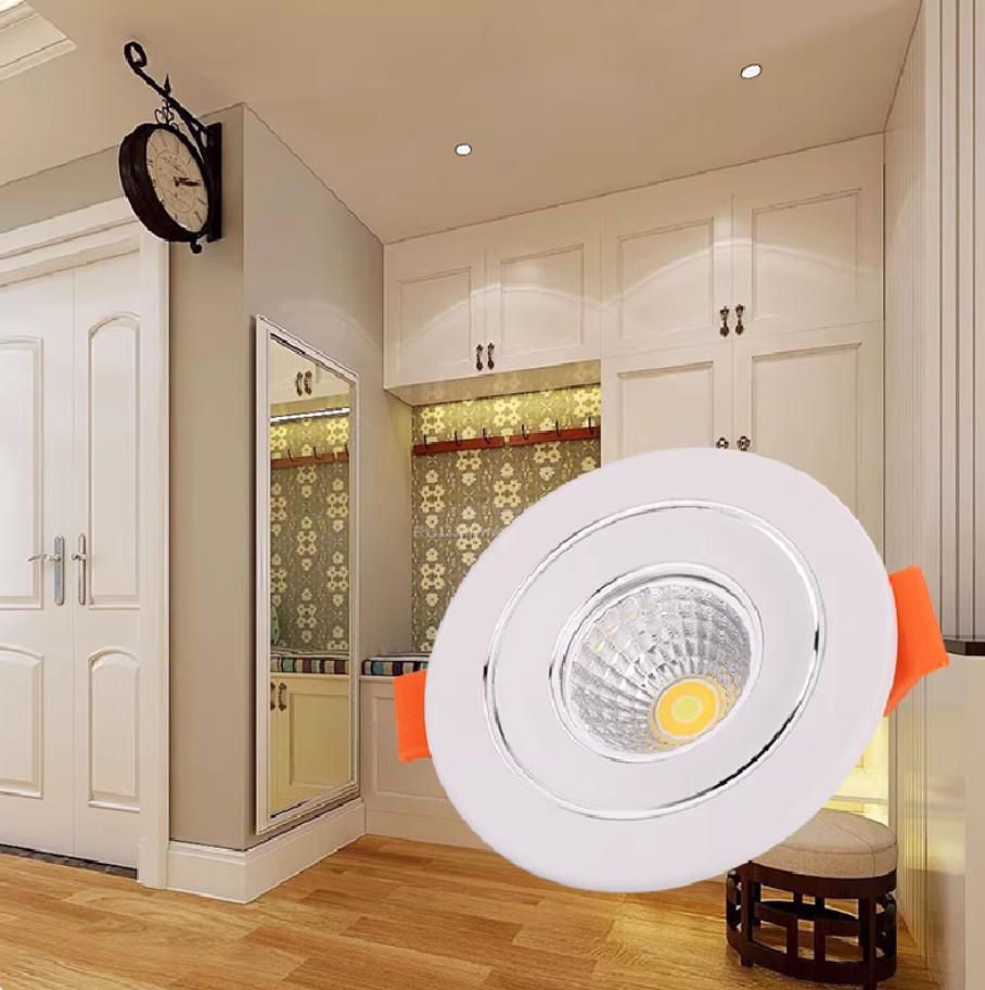 MODI New 4PCS LED Built-in spotlight COB Recessed Down lights 7W,Ceiling Light Perfect for Home and Office Use