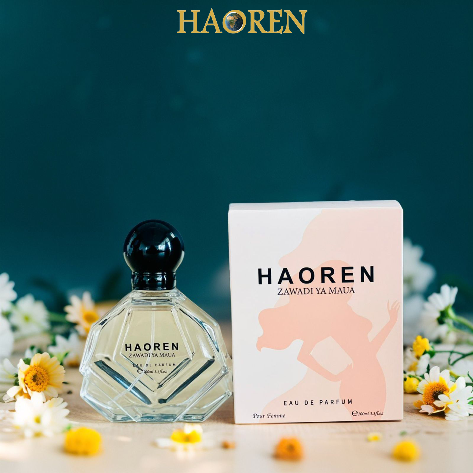 Haoren Zawadi Ya Maua Eau de Parfum – Luxury Women’s Floral Perfume | Long-Lasting Elegant Fragrance in Kenya | Perfect Gift for Her