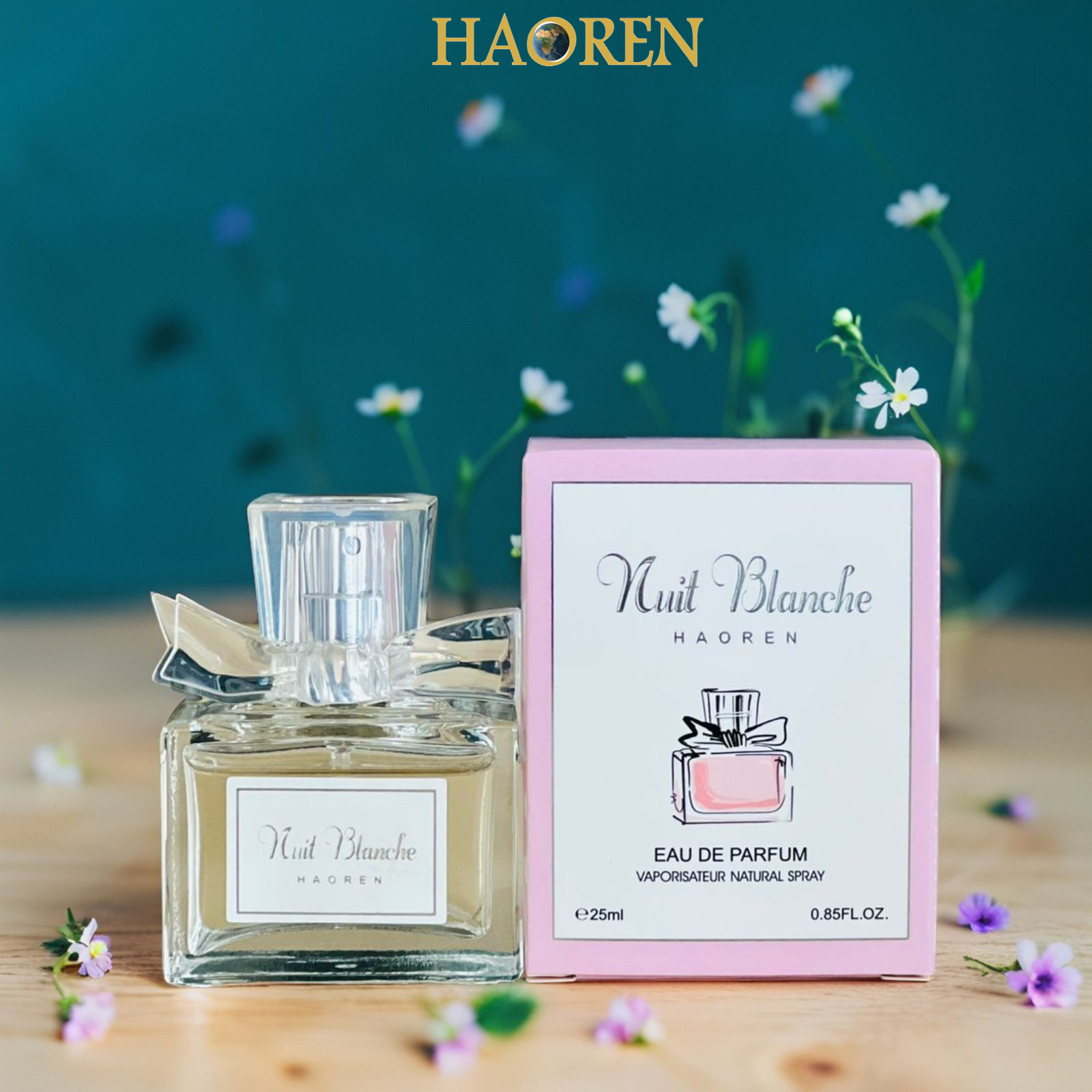 Haoren Nuit Blanche Eau de Parfum – Luxury Women’s Fragrance | Fruity Gourmand Perfume | Long-Lasting Sweet Perfume in Kenya
