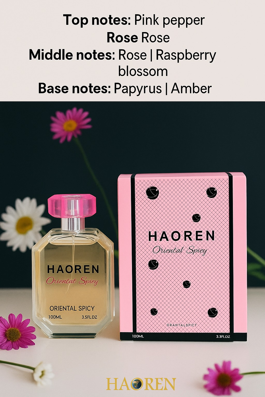 Haoren Nuit Blanche Eau de Parfum – Luxury Women’s Fragrance | Fruity Gourmand Perfume | Long-Lasting Sweet Perfume in Kenya