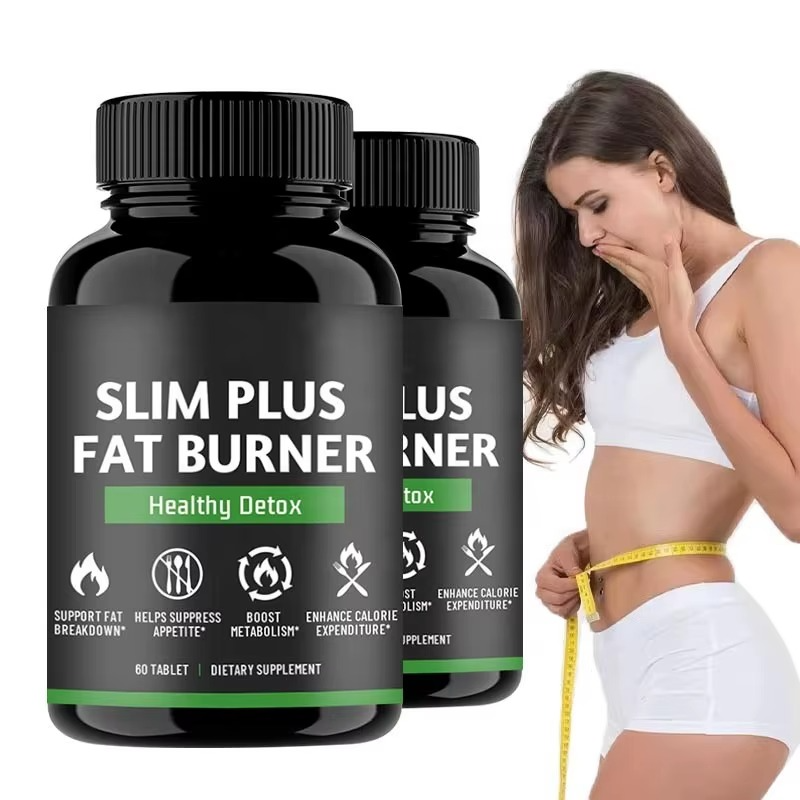 Halal Herbal Slim Plus Fat Burner Fast Burning Slimming Capsules Tablets for Adults Natural Weight Loss