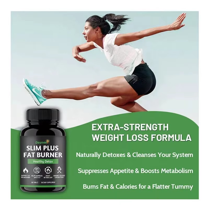 Halal Herbal Slim Plus Fat Burner Fast Burning Slimming Capsules Tablets for Adults Natural Weight Loss
