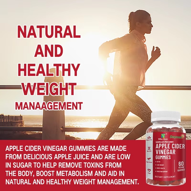 Gummies No Sugar Natural Vegan Apple Cider Vinegar Gummy Slimming Gummies With Priva Weight Loss Keto