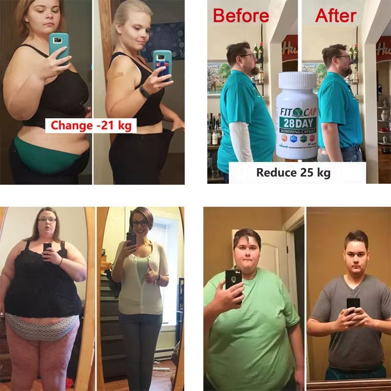 Natural Organic Detox Pills Weight Loss Fat burner Capsule 28 Days Fit Slimming Capsules
