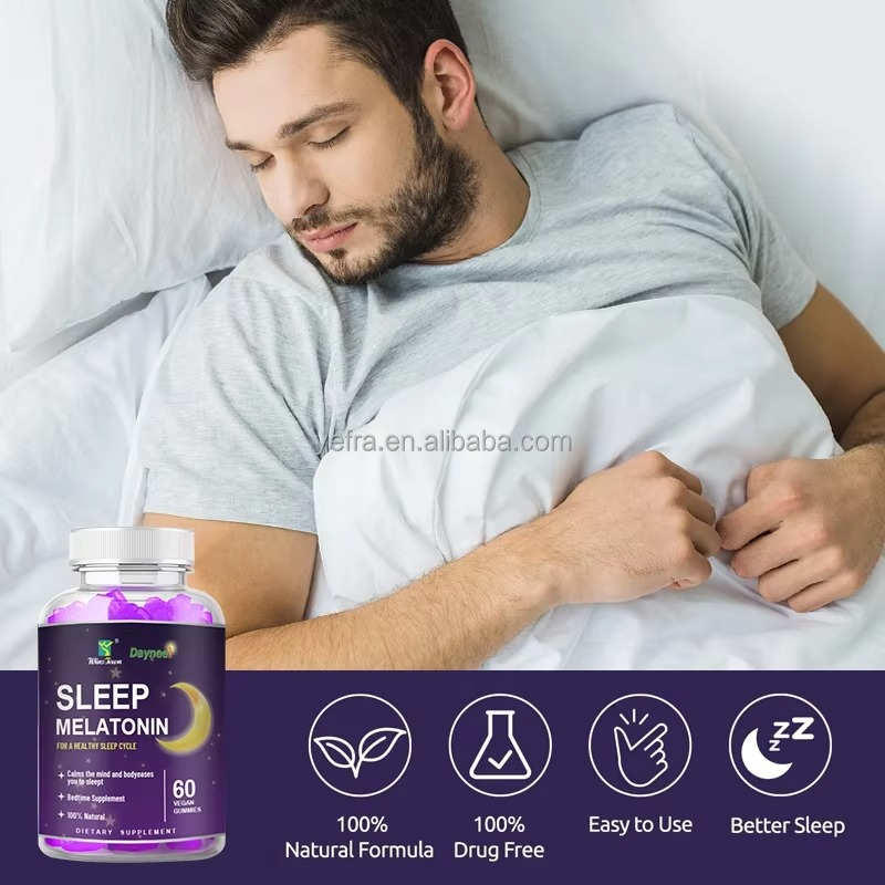 Healthy Melatonin Gummy Vegan Bears Wins Town Products Melatonin Gummies Supplement Sleep