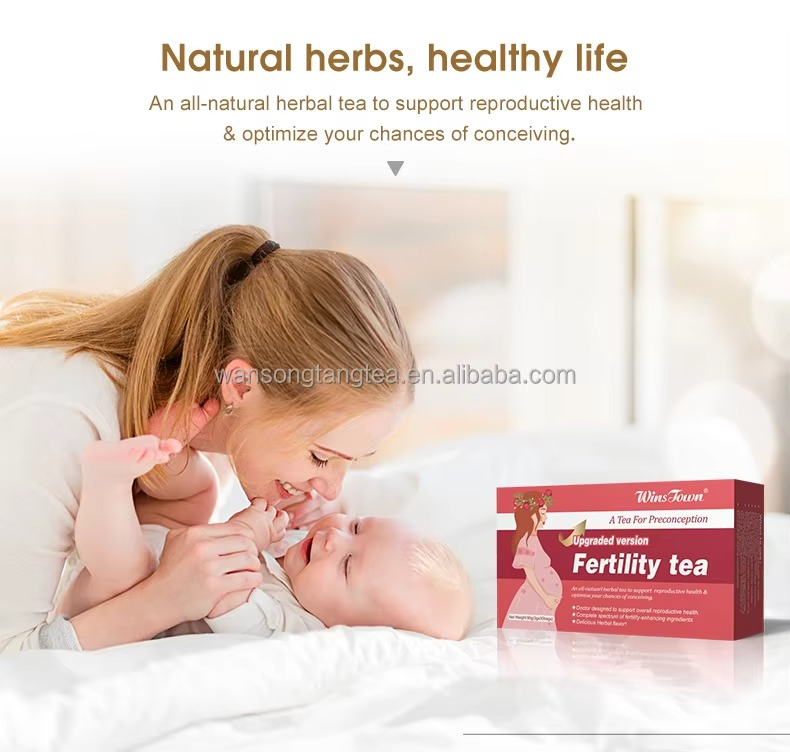Winstown Detox Herbs Women Supplements Organic Boxed Female Health Care Tea Freshly Processed Bagged Tea