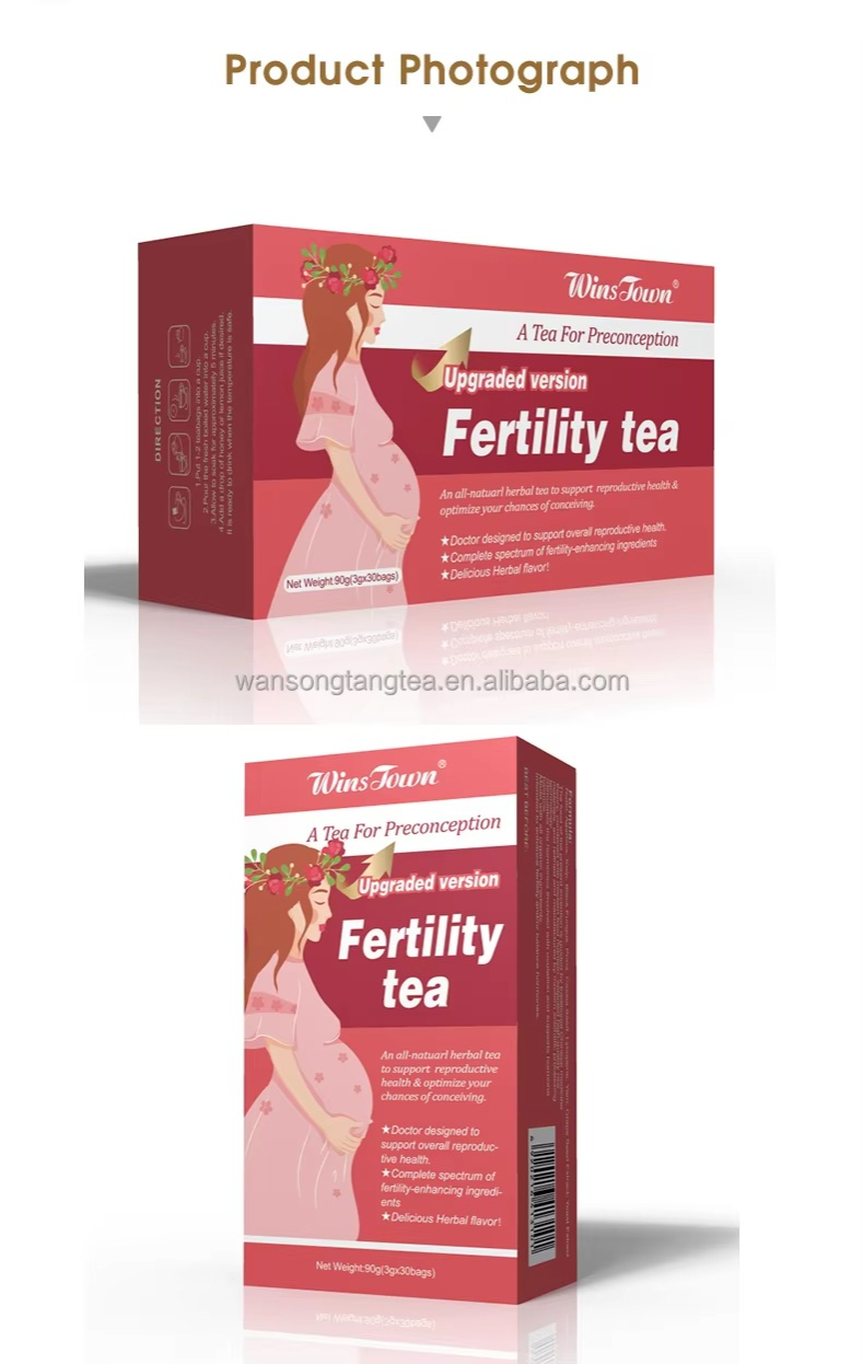Winstown Detox Herbs Women Supplements Organic Boxed Female Health Care Tea Freshly Processed Bagged Tea