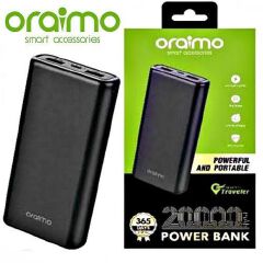 DEALS!Oraimo Traveller Power Bank 30000mAh 27000mAh 20000mAh 10000mAh 12W Smart Fast Charging Slim Portable Power Bank type C Charging universal Compatibility Powerbank with overcharge protection