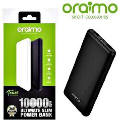 DEALS!Oraimo Traveller Power Bank 30000mAh 27000mAh 20000mAh 10000mAh 12W Smart Fast Charging Slim Portable Power Bank type C Charging universal Compatibility Powerbank with overcharge protection